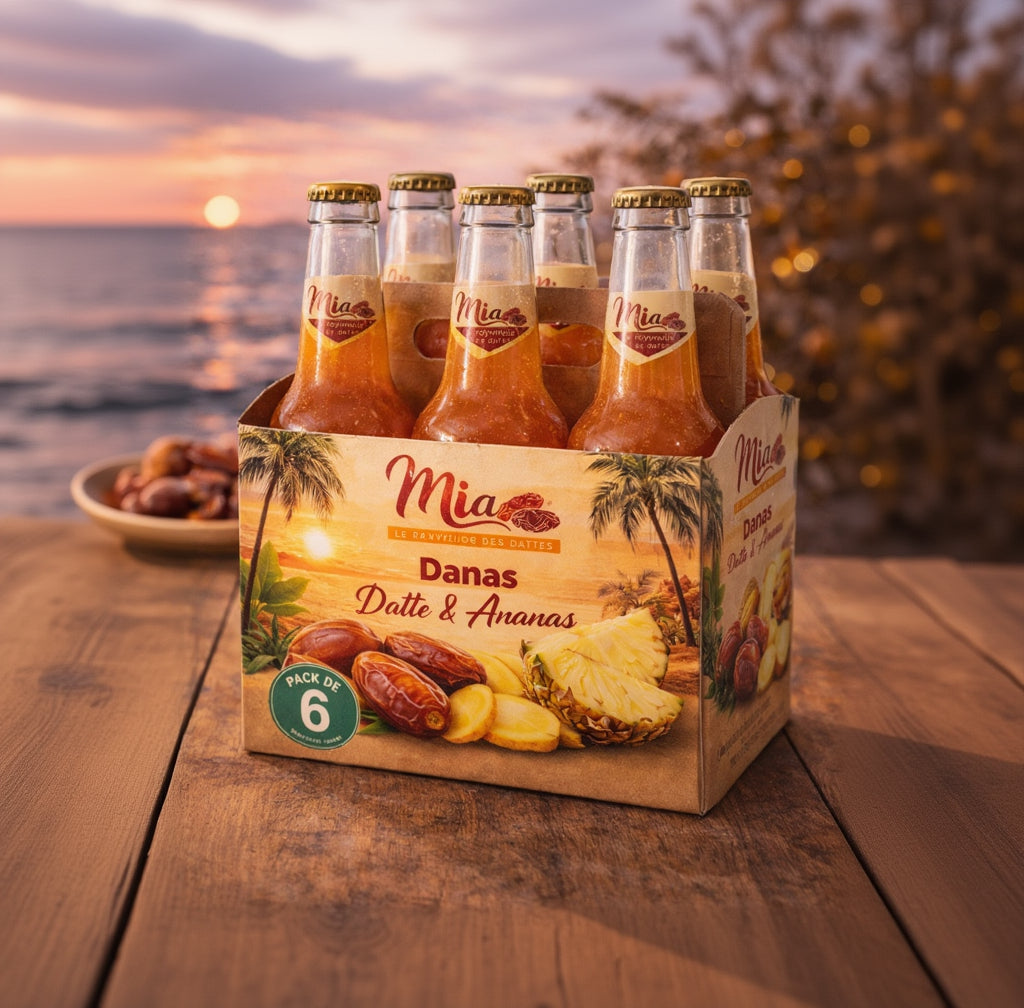 Danas - Jus de Dattes et Ananas - Pack de 6