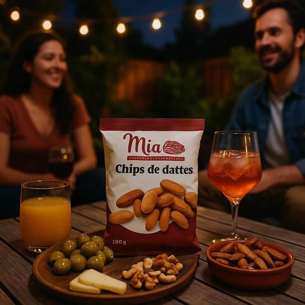 Chips de Dattes Croustillantes - Snack Naturel et Sain